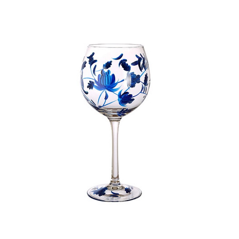 Interessant Blei-frei Gemalt Rotwein Tasse Hand gemalt becher Wein glas Cocktail glas Runde tassen Bar Hotel Party Getränk