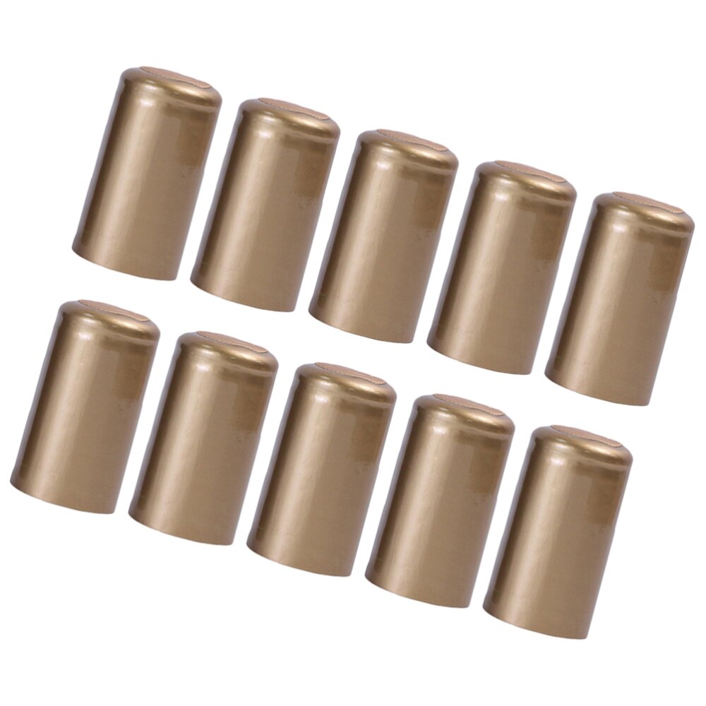 100pcs Bottle Heat Shrink Capsules Heat Shrinkable Cap Red Heat Shrinkable Film Accesso