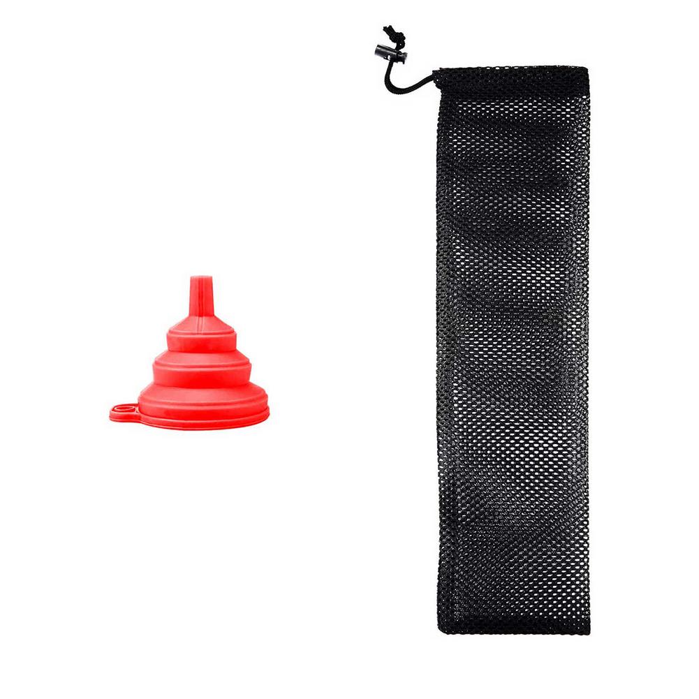 Bolsa de red para comederos de aves, Kits de alimentador de comida para aves salvajes duraderos, bolsa de semillas, bolsa de comida para aves sin fugas, herramienta de suministro de alimentos segura: 1 bag  1 funnel