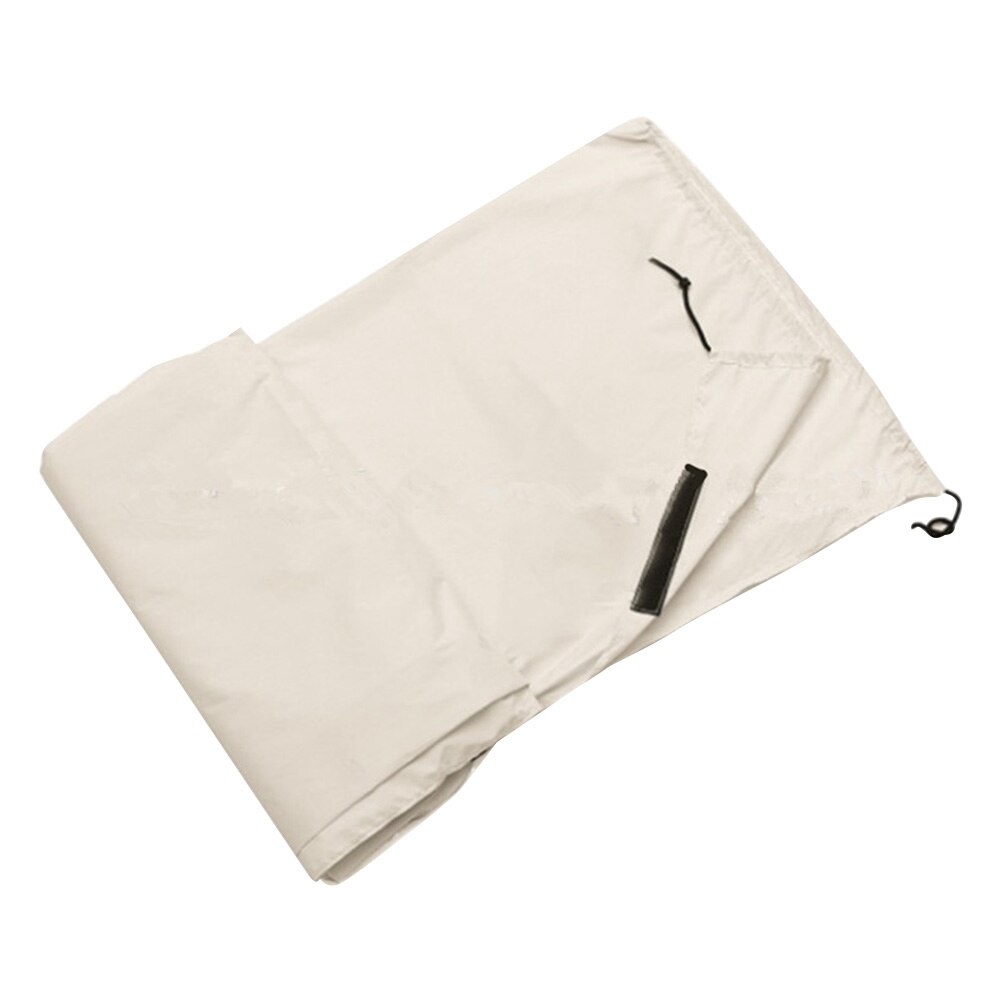 Pool roll cover beige udendørs swimmingpool roll cover vandtæt beskytter til udendørs heavy duty have
