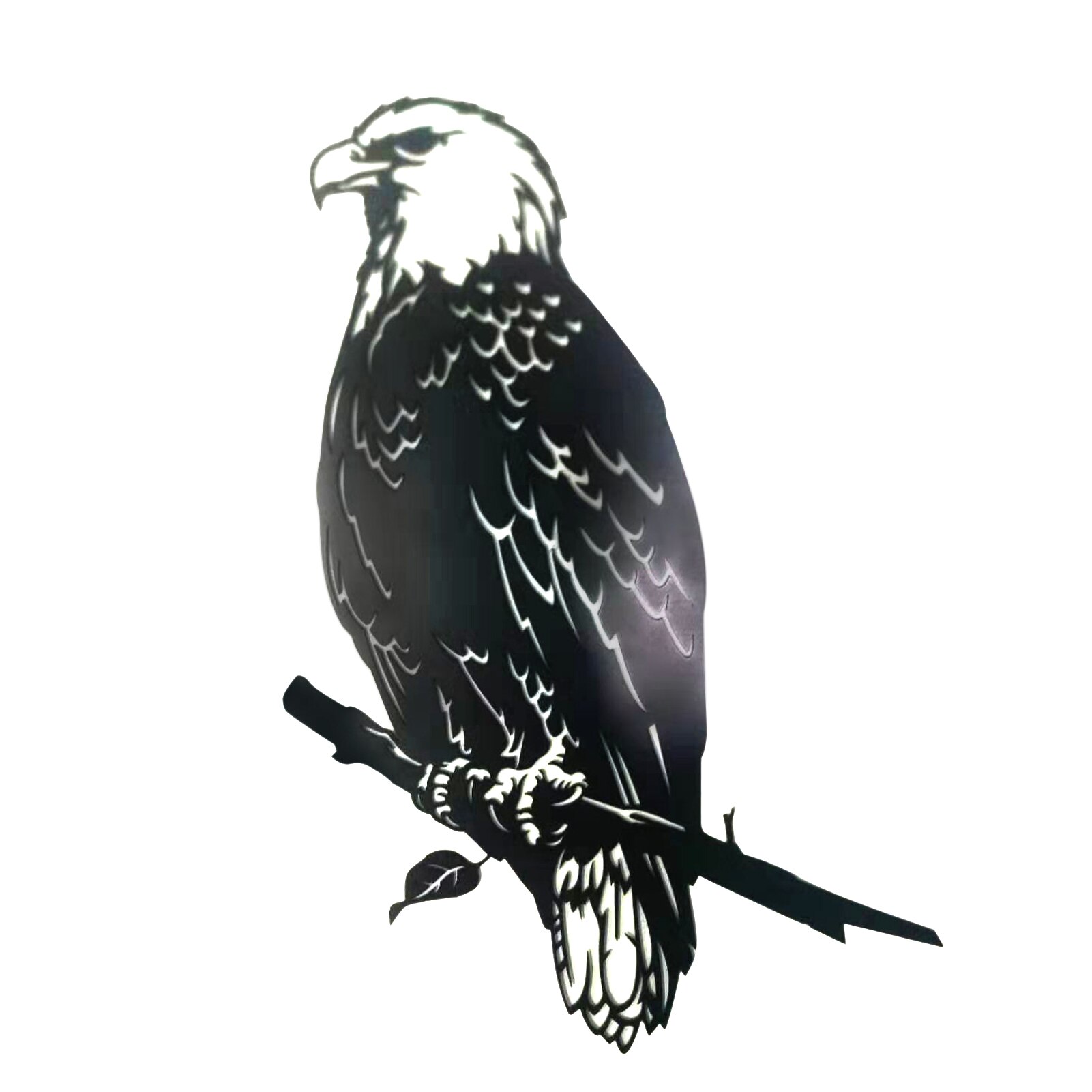 Garden Decoration Metal Eagle, Owl Silhouette Stable Outdoor Garden Decoration Art Tuin Decoratie Pile: C