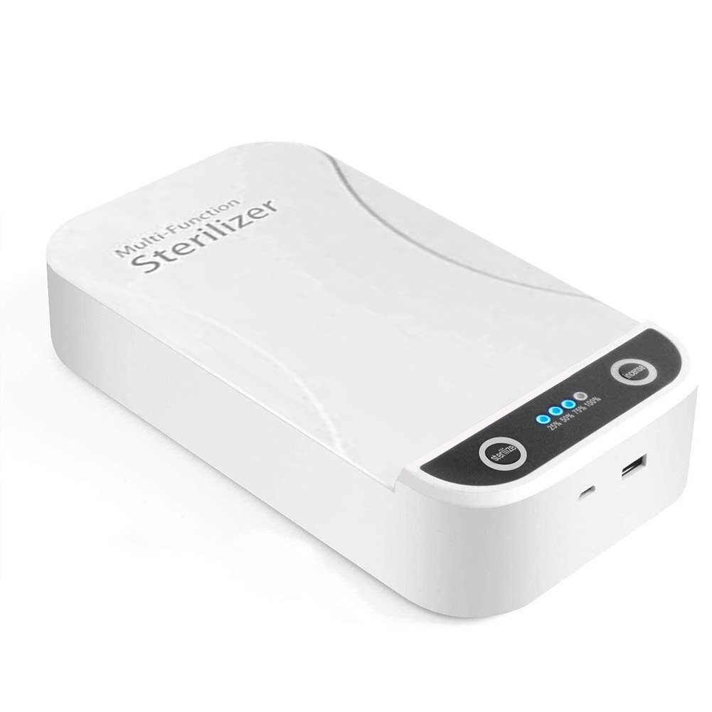 Portable UV Sterilizer Box UV Disinfection Box Makeup Brush Manicure Mask Ultraviolet Cleaning Germicidal Sterilization Case