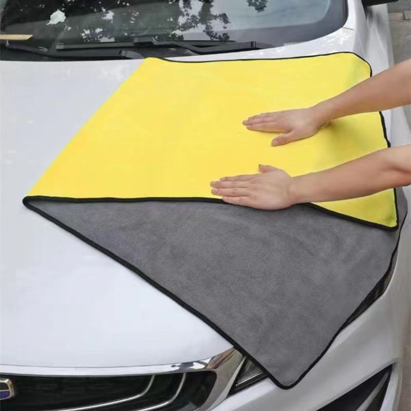 160x60cm Car Wash Towel 400GSM Microfiber High Water Absorption Cleaning Towels Thickened Soft Car Washing Drying Cloth