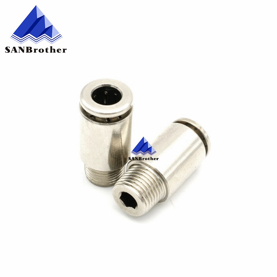 Impressora 3d PC4-01 PC6-01 conectores pneumáticos um2 ultimaker 2 estendido + remoto bowden ptfe tubo acessórios rápidos boa qualidade quente!