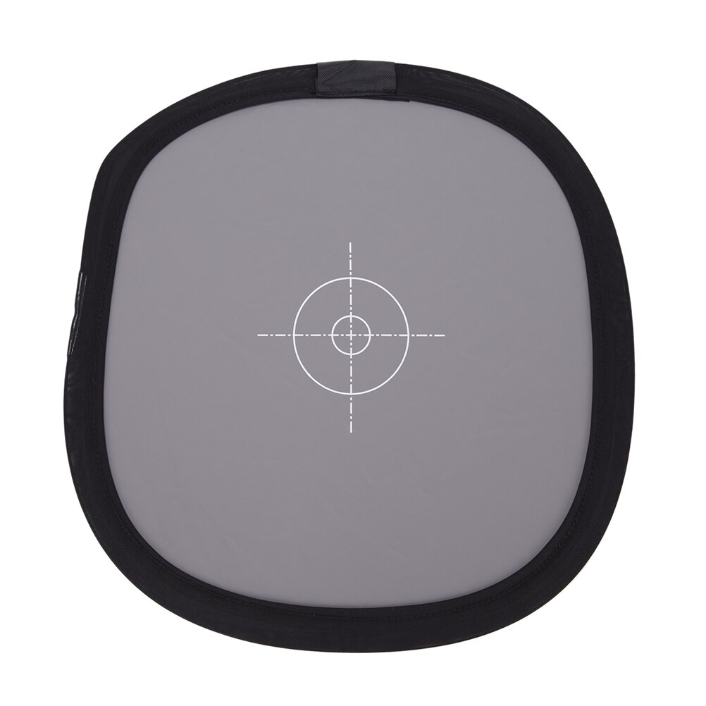 12 " Inch 30cm 18% Unfoldable Gray Card Reflector White Balance Double Face Focusing Board With Carry Bag