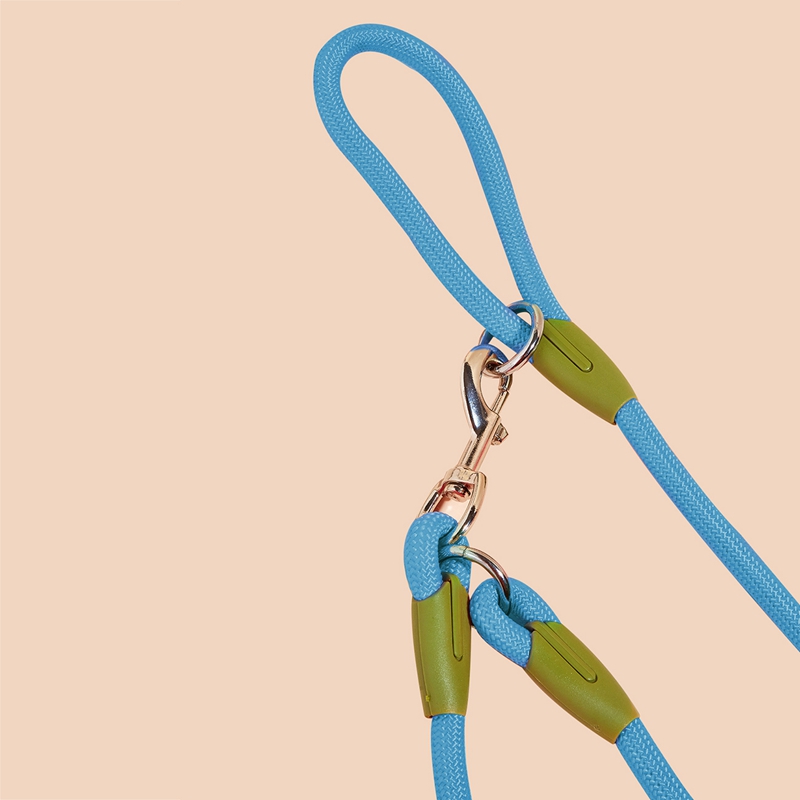 Dog Leash Harnesses Leads For Dog Walking Slung Hands Free Leashes Running Dog Chain Multifunctional Double-Head Leash