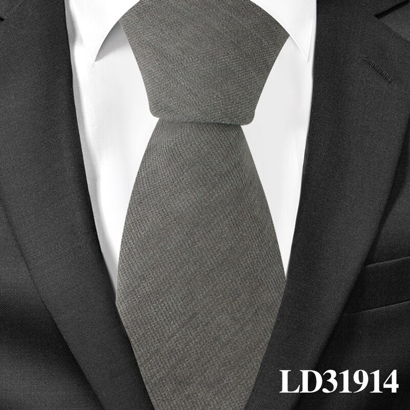 Männer Baumwolle Krawatten lässig Anzüge Dünne Krawatte Gravatas Solide Grün Mens Krawatten Für Geschäft 7 cm Breite Hochzeit Männer krawatten: LD31914