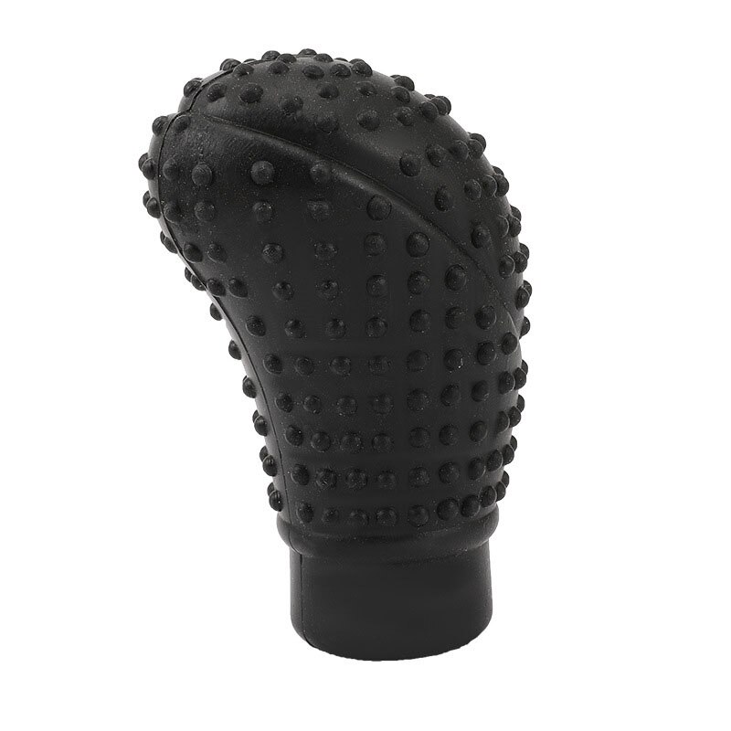 Universal Handbrake Cover Anti-skid Silicone Manual Automatic Transmission Car Gear Lever Shift Lever Lever Knob Dust: black