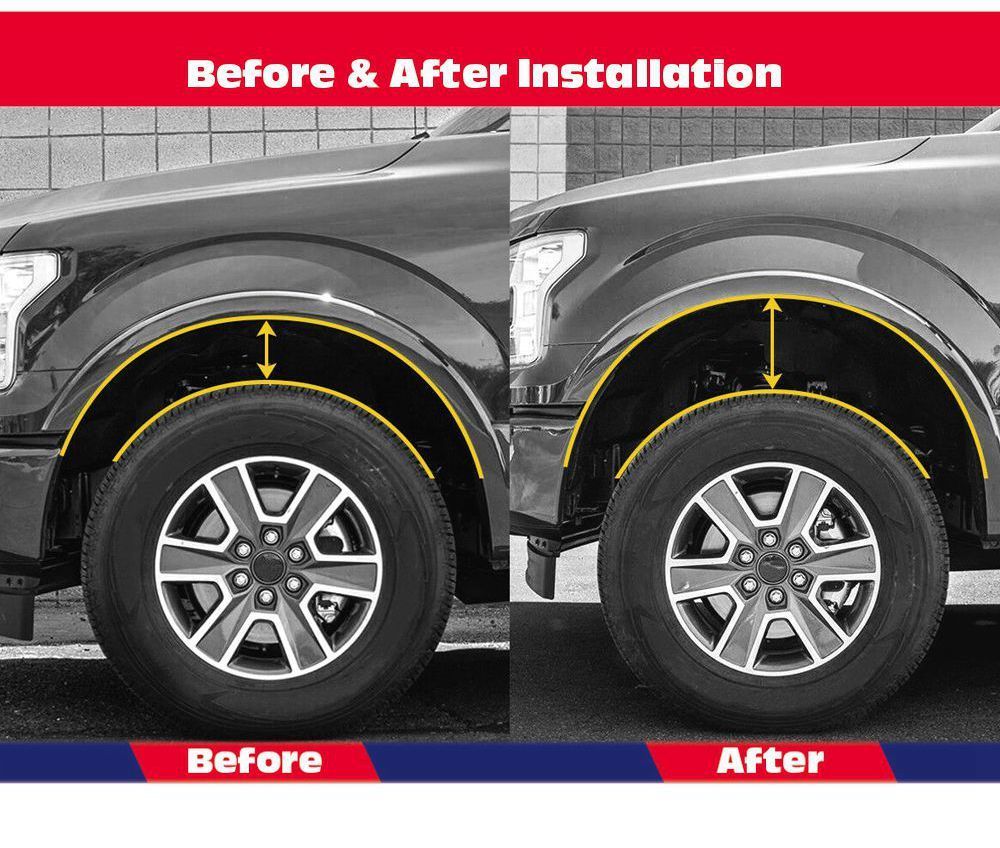 Fits 6 lug only Leveling Lift Kit For Toyota Tacoma 2005 4WD 2WD Front and Rear