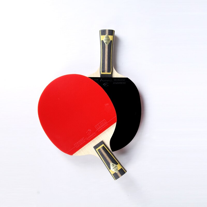 Lemuria ZJK Super ZLC Table Tennis Blade Glued With Pimples In Rubber Offensive Ping Pong Bat 4 Free