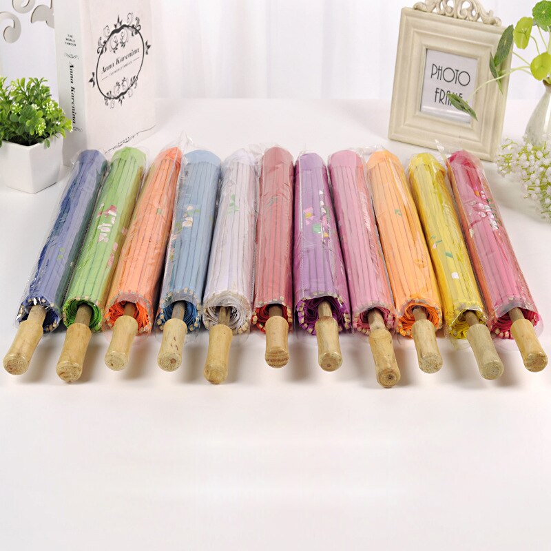 Chinese Traditional Umbrella Women Craft Parasol Dance Performance Classical Ceiling Decor Photography Props