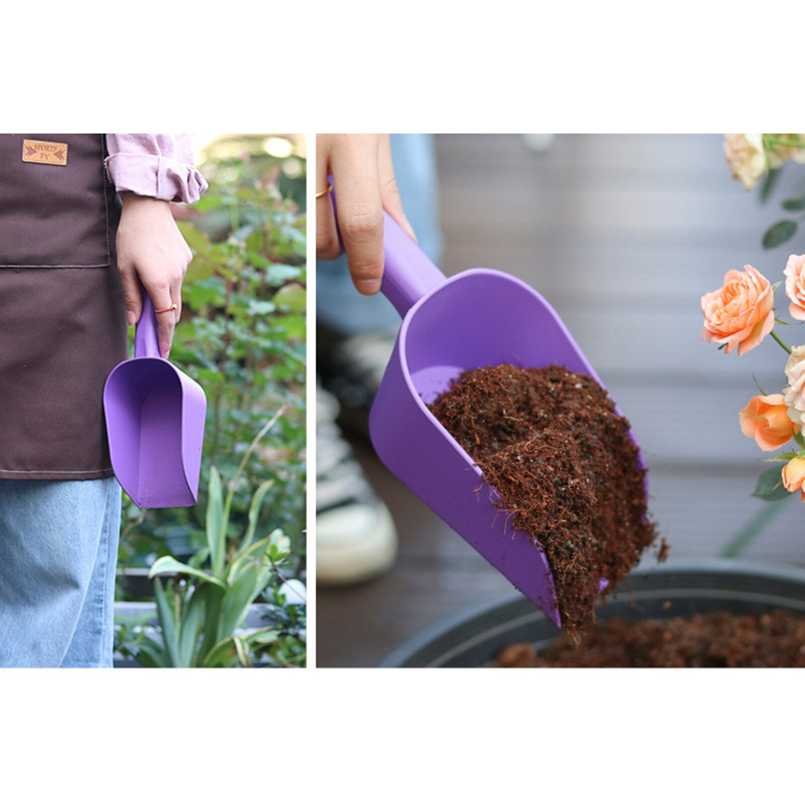 1pcs Gardening tools, plastic soil shovel, family planting flowers and vegetables garden shovel Home grown Gardening Tools