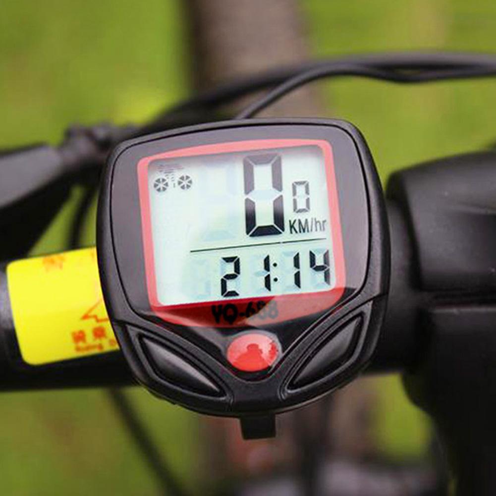 YQ688 Wireless Waterproof Bicycle Odometer LCD Display Bike Cycling Speedometer Bicycle Accessories Replacement Parts