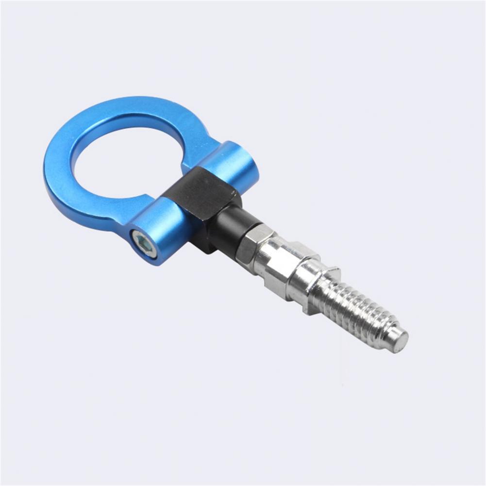 Racing Tow Hook Practical Blue Folding High Strength Racing Tow Hook Ring for Vehicle Car Tow Hook Bumper Tow Ring