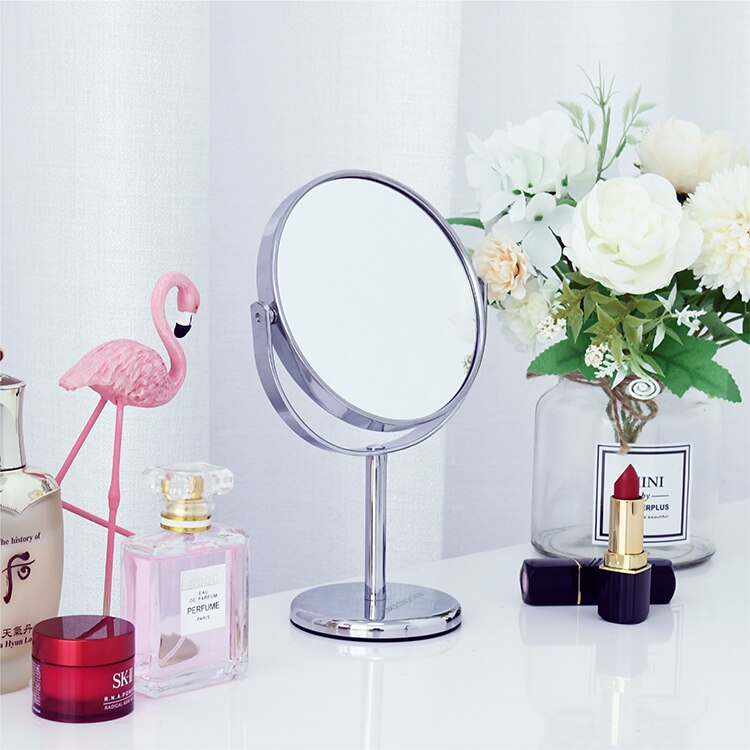 Leadzones Hand Spiegels Een Deel Van Een Dressoir Vergrootglas Cosmetische Makeup 360 Graden Draaibare Dubbelzijdig Spiegel