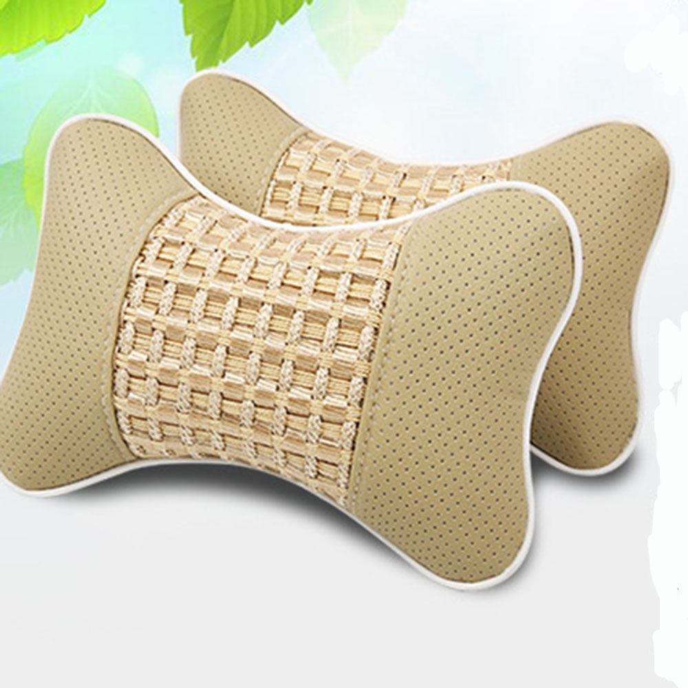 1pc pu skinn pustende bil bil nakkestøtte nakkestøtte pute pute putesete nakkestøtte minne skum bilpute