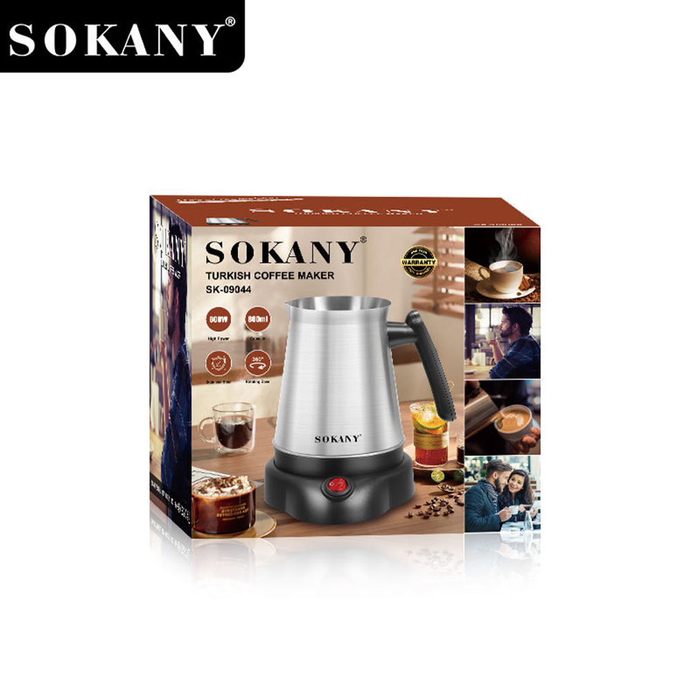 Turkse Griekse Koffie Moka Theepot Maker Machine 800ML Draagbare Waterkoker 6 Kopjes Roestvrij Staal Kokend Water 220V EU • Mustacia: Au