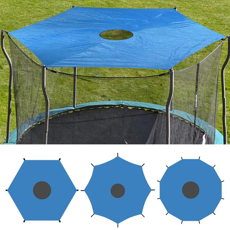 Nowe trampoliny do skakania na nóżkach Namiot do skakania Łóżko z osłoną przeciwsłoneczną Tkanina chroniąca przed deszczem i słońcem Trampolina anty-UV Górna osłona ﻿