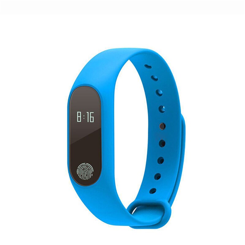 M2 Heart Rate Smart Stride meter Bluetooth 4.0 Smartband & Sleep Monitor: Blue