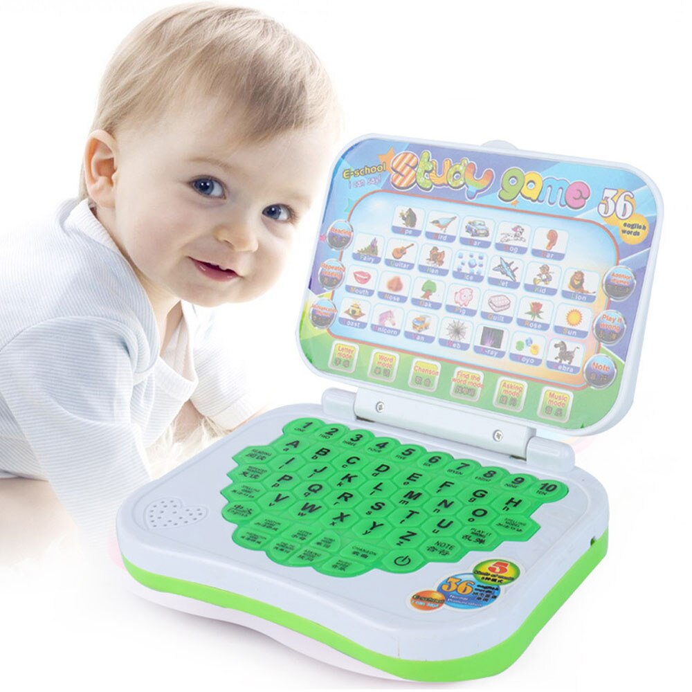 1 Set Learning Machine Toy Pre School Study Toy Laptop Computer Game Portable ABS Plastic Educational Toy For Kids