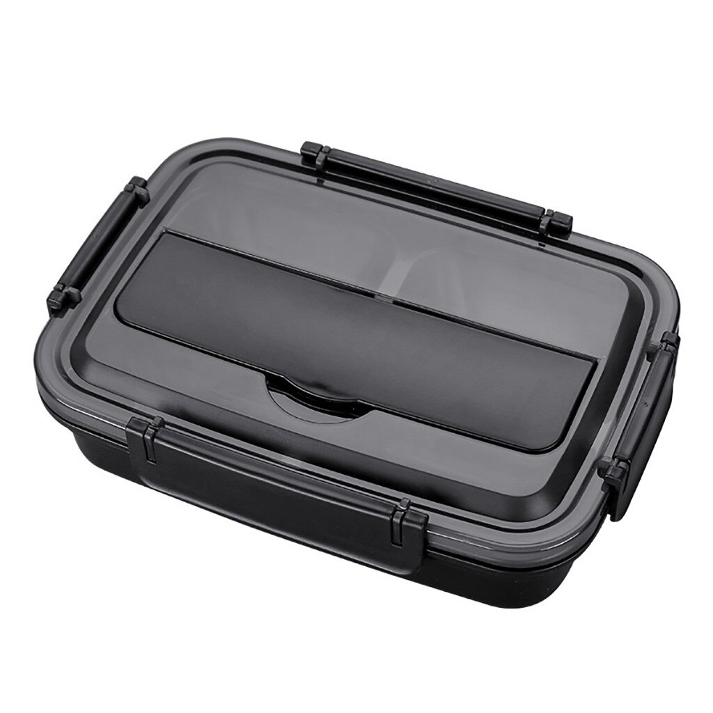 WORTHBUY Japanse Mode Lunchbox 304 rvs Bento Lunch Box Met Compartiment Servies Magnetron Voedsel Container Doos