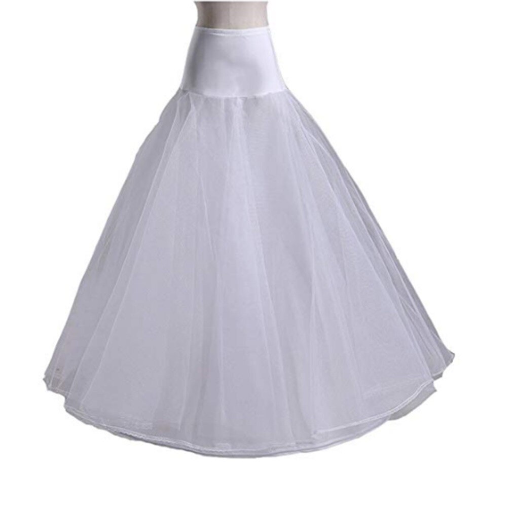 100% une ligne Tulle mariage mariée jupon sous-jupe Crinolines pour robe de mariée
