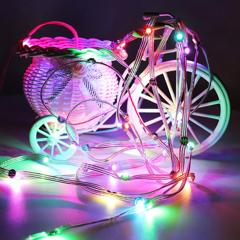 50-100PCS WS2812B Pre-Soldered LED Module Nodes 5V Addressable on Heatsink with 10CM Wire Built-in SMD5050 RGB Idividually