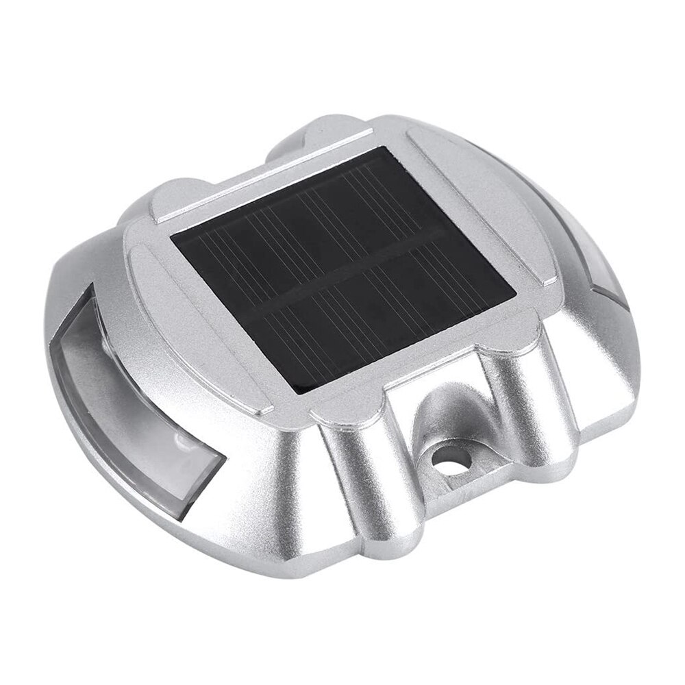 Solar Deck Lights Driveway Dock Lights IP67 Waterproof Outdoor Warning Step Lights for Driveway Sidewalk Garden Pathway Yard