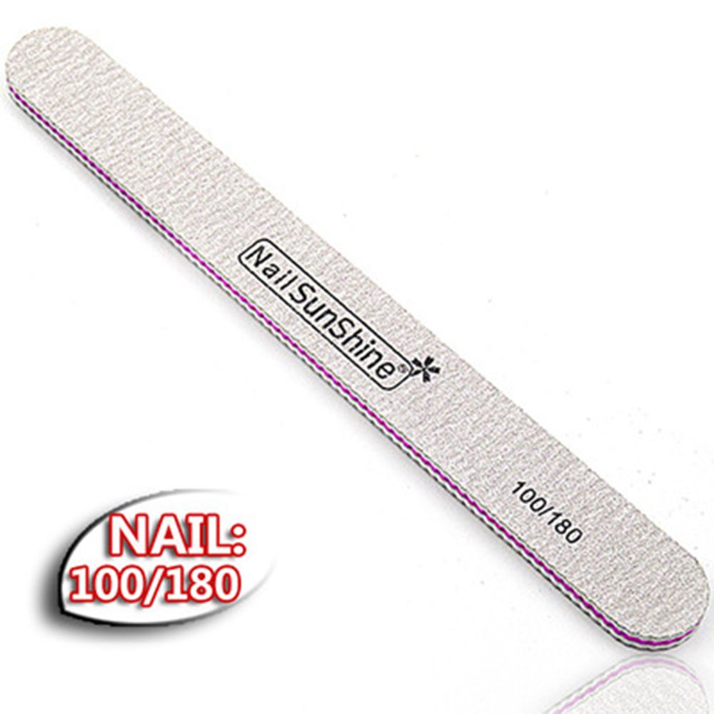 Lime à ongles professionnelle, 1 pièce, papier de verre, forte et épaisse, tampon pour manucure, outils de ponçage, Lime 80/100/150/180/240: A2