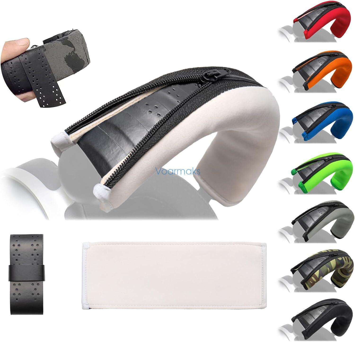 Headphone Headband Cover Cushion For HIFIMAN HE400se,HE560 V4,HE-R9,HE-R10,HIFIMAN Edition XS,DEVA Pro,Headband Tape Protection: WHITE