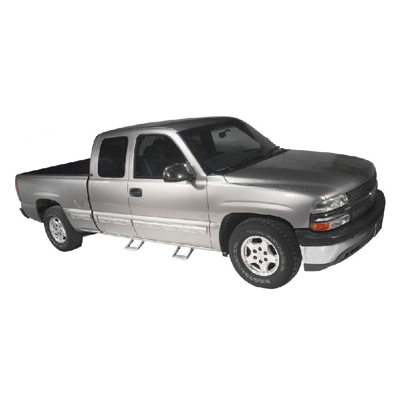 2Pcs/Set SUV Truck Side Steps Bar Anti-Slip Aluminum Pickup Powder-Coated Stirrup Boards for FORD/CHEVY/GMC/DODGE