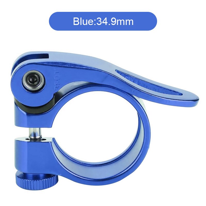 Bike Seatpost Clamp Aluminum Ultralight Quick Release Bicycle Seat Post Clip Bicycle Parts 31.8mm 34.9mm: 34.9mm D