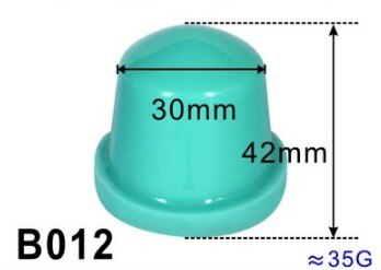 Siliconen rubber pad hoofd voor tampondrukmachine dia 30mm houten basis