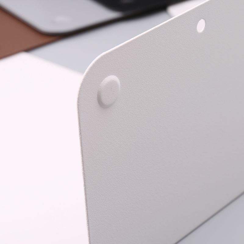 1 Pair Black/Brown/Gray/White Modern Metal Bookends Organizer Desktop Office Home Book Shelf Storage Holder Book Ends