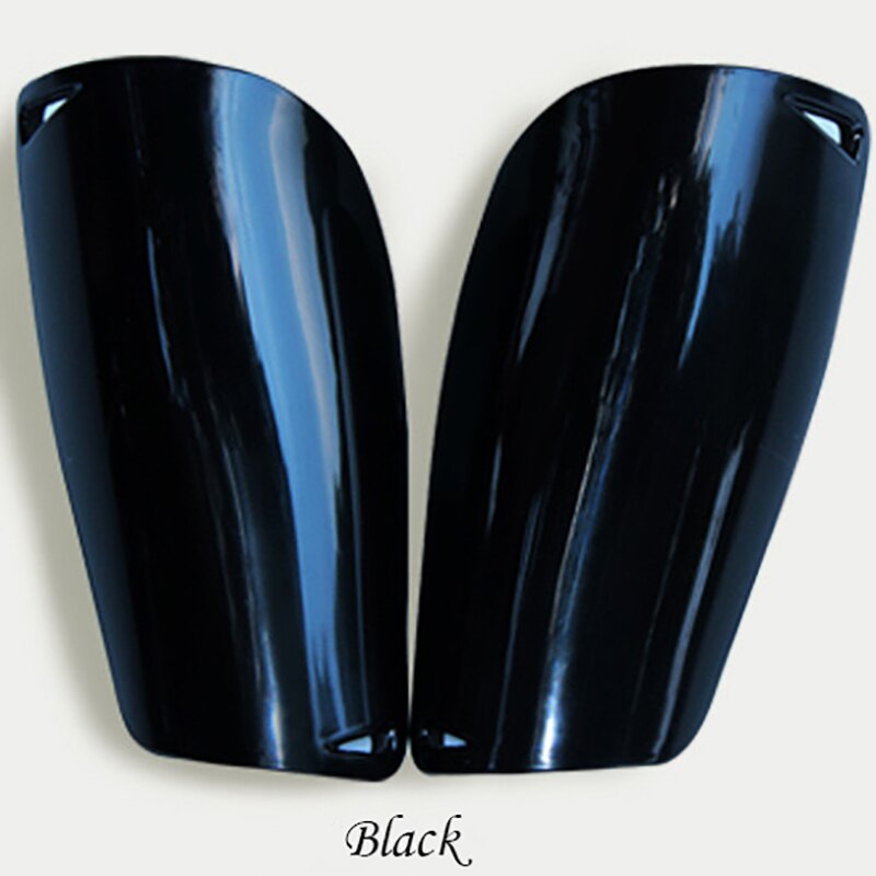 2 stks Professionele Voetbal Scheenbeschermers Voetbal Kalf Spalk Brace Pads Schaatsen Been Protector Zwart Blauw Groen voor Kinderen Tiener volwassen: Black / L