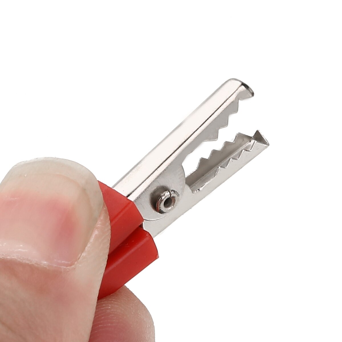 32pcs Crocodile Clips Electrical Battery Alligator Clamps Metal Alligator Clips Connector Replacement Measuring Tool Parts