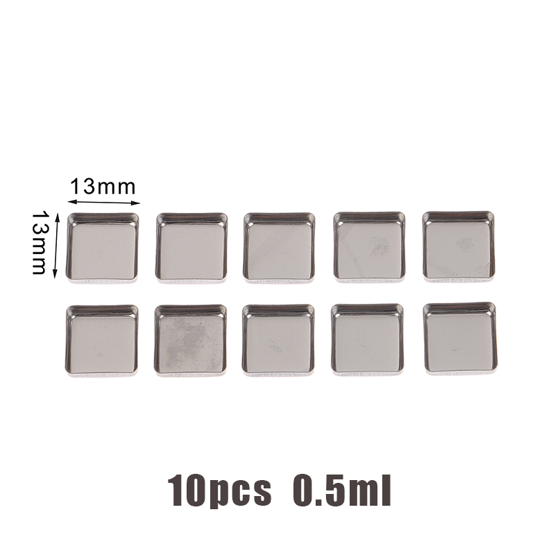 Pudełko na akwarele, siatka robić pakowania, 0,5 ml/1 ml/2 ml, podróżne pudełko, magnetyczna paleta aluminiowa, profesjonalne materiały malarskie.: BIAŁY