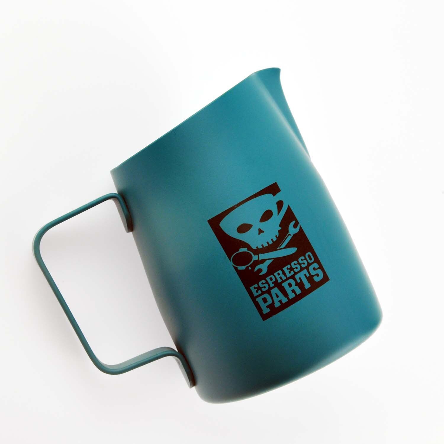 Cafetera de espuma de acero inoxidable, olla de flores, capuchino, taza de leche, café, olla de espuma de leche, jarra de leche, jarra para espumar leche: C