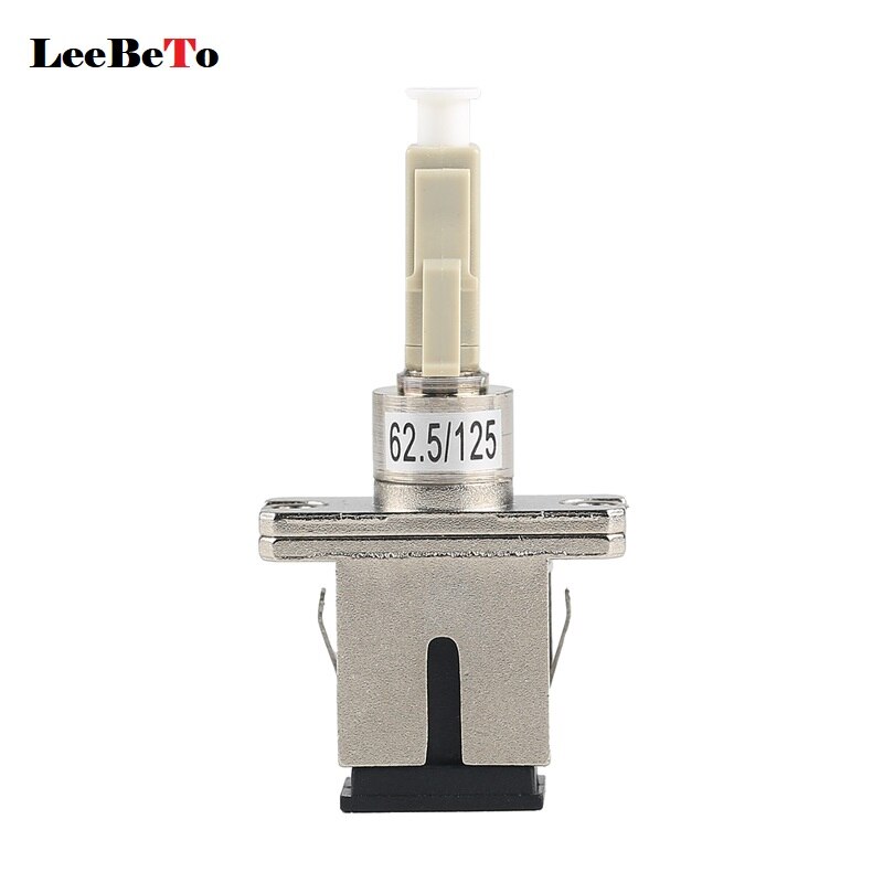 SC Female-LC Male Multimode MM62.5/125 Fiber Optic Adapter Transfer Flange Coupler SC-LC Adapter