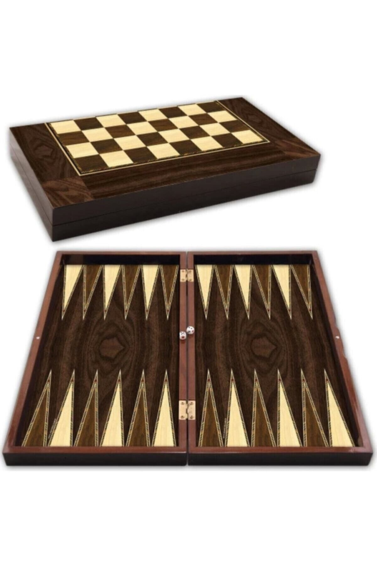 Polyester Walnut Veneer Backgammon Checkers Chess Set Wooden Chess Game Chess Set Figure Mat Player Brain intelligence developer