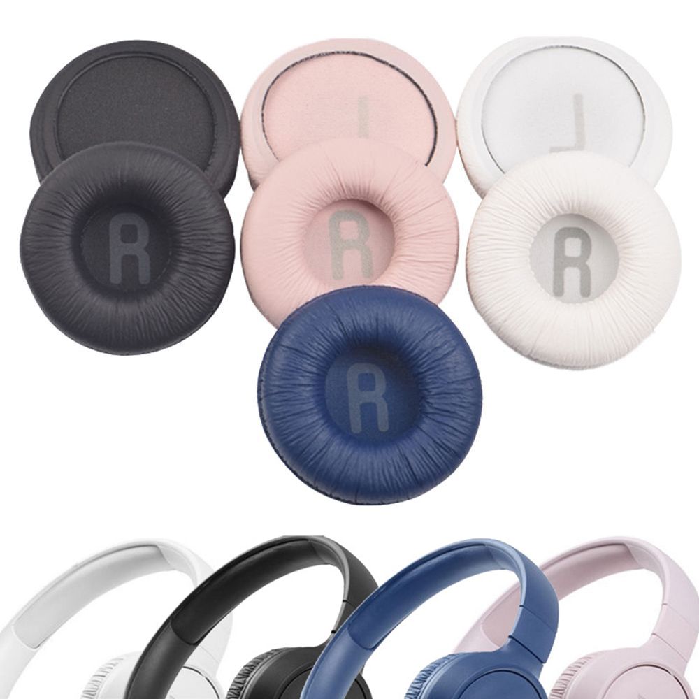 Vervangende Oorkussens Compatibel Voor Jbl Tune600 T500bt T450 T450bt Jr300bt Hoofdtelefoon Headset 70Mm Zacht Lederen Oorkussenhoes