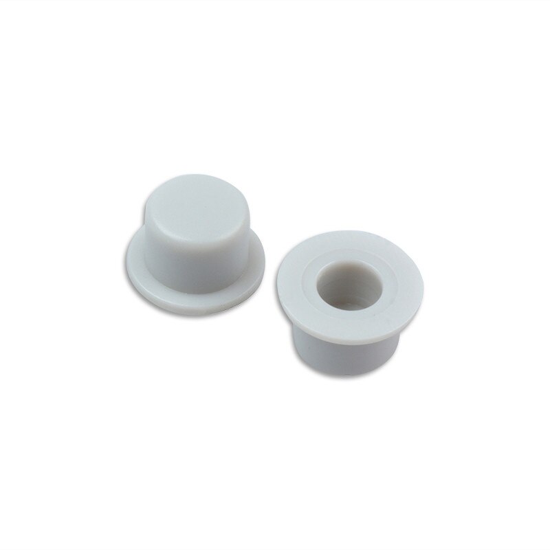Interruptor táctil A101 de 6x6 pulgadas, pulsador redondo, tamaño de la tapa de la llave, diámetro de 100mm x altura de 5,5mm, diámetro interior de 4,5/3,1 MM, 3,4 unidades: gray