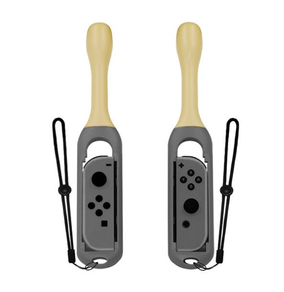 2 teile/los Controller Griffe Fall für Nintendoswitch Nintend Schalter Griff NS N-Schalter Spiel Konsole Zubehör: gray Drumsticks