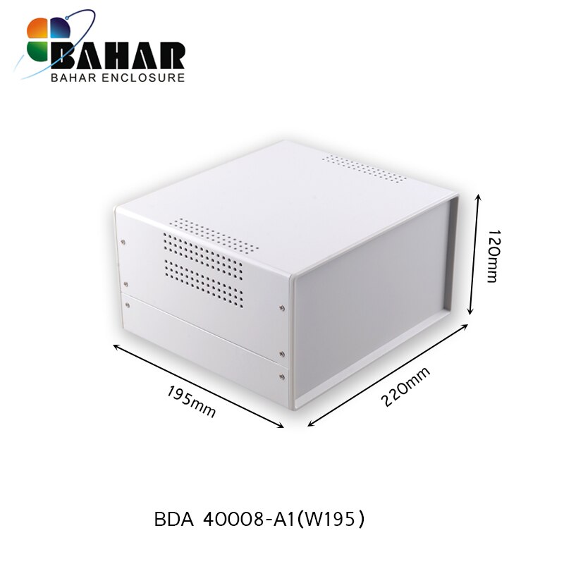 DIY Iron enclosure for electronic project outlet case junction control box DIY industry project instrument box 220*120*195mm: BDA40008-A1(W195)