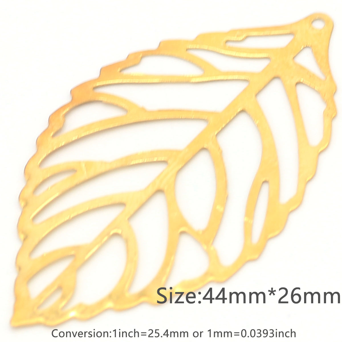 100 stuks ambachtelijke holle bladeren hangers klassieke multifunctionele metalen blad charme geavanceerde DIY filigraan sieraden maken accessoire: Roze