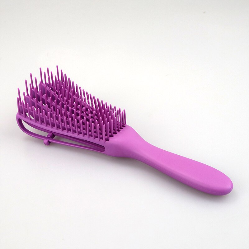 Cepillo desenredante 4c para cabello rizado, cepillo desenredante para cabello mojado, grueso y rizado, ajuste el cabello, masaje del cuero cabelludo, cepillo para desenredar el cabello