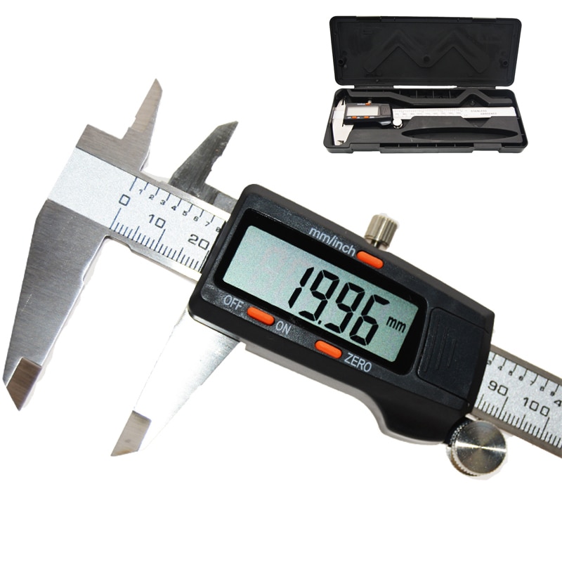 6-Inch Digitale Schuifmaat 150 Mm Rvs Elektronische Digitale Schuifmaat Metalen Micrometer Meetinstrumenten