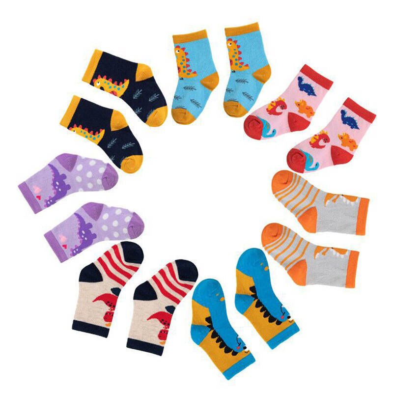 Warmom Leuke Cartoon Dinosaurus Sokken Dinosaurus Creatieve Casual Mannen En Vrouwen Sokken