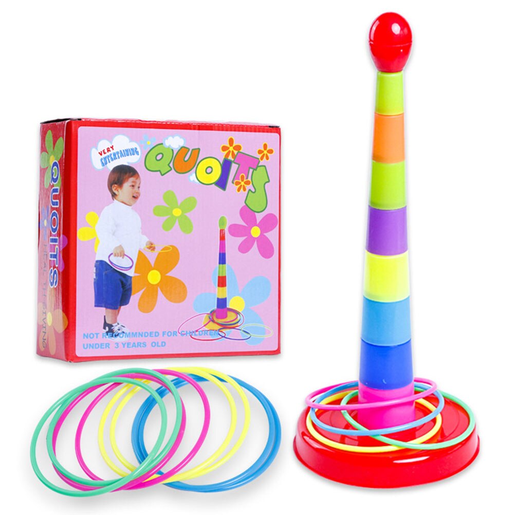 Juguete Ladybug Jump Rocket Lanza Anillos – Juego De Lanzamiento De Anillos Y Cohetes Con Música, Para Niños De 3 A 6 Años, Ideal Para Exterior