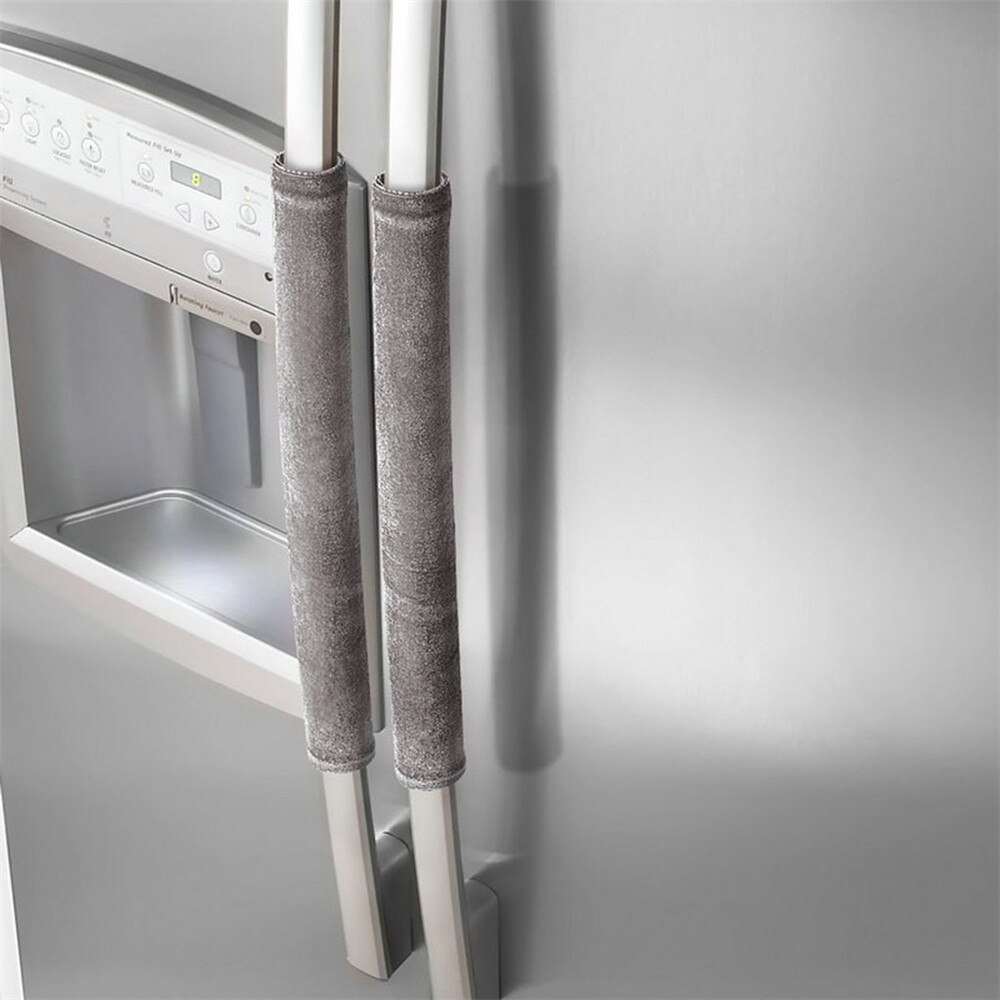 1 Pair Refrigerator Handle Cover Kitchen Appliance Refrigerator Cover For Fridge microwave oven kitchen 40(L)x12(W)cm